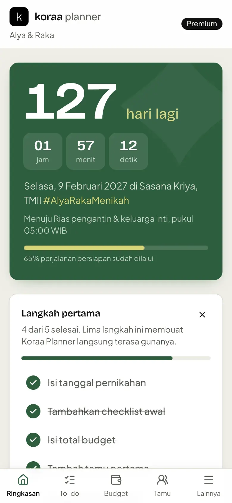 Ringkasan di HP
