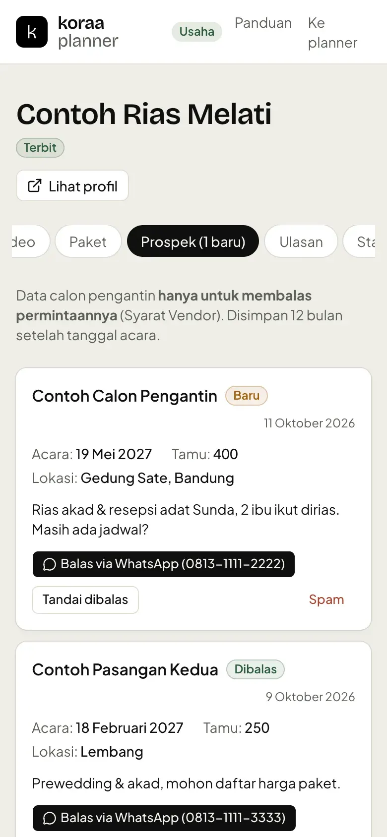Permintaan penawaran